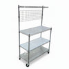 Chrome Wire Utility Cart - 18