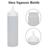 Pro-Kitchen - 16oz Squeeze Bottle - Standard - Clear - QY410C