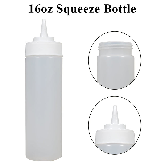 PK - 16oz Squeeze Bottle - Standard - Clear