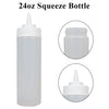 Pro-Kitchen - 24oz Squeeze Bottle - Standard - Clear - QY411C