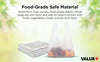 Value+ - S10 Jumbo High Density - White Shopping Bags