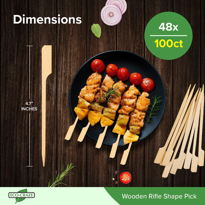 Eco-Craze - Bamboo Rifle Shape Pick 4.7