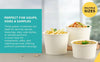 Morning Dew - 4 oz Paper Soup Container - White - 4SCW