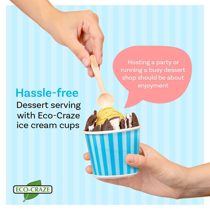 CLR - Eco-Craze - 400ml Ice Cream Paper Cups