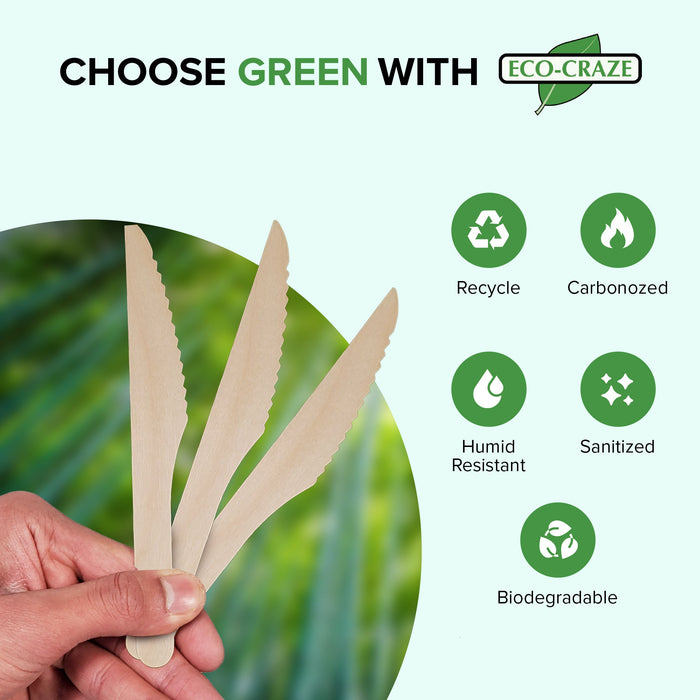 Eco-Craze - Wooden Knife - Bulk