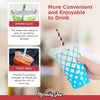 Morning Dew - X Straw Flat PET Lid for 16,22oz Cold Paper Cups - CPC16L