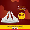 Value+ - Chinese Soup Spoon - White - Retail Pack - RP4008