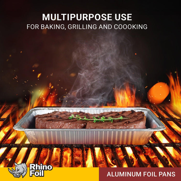 Rhino-Foil - Full Size Deep - Aluminium Steam Pan - HEAVY