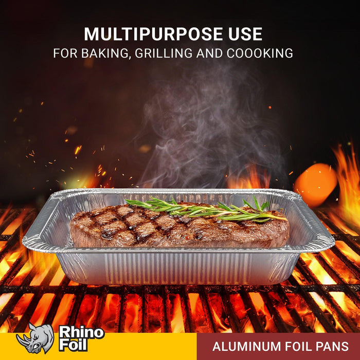 Rhino-Foil - Half Size Medium - Aluminium Steam Pan