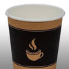Morning Dew - 12 oz Hot Paper Cups - Ebony Print - H12E