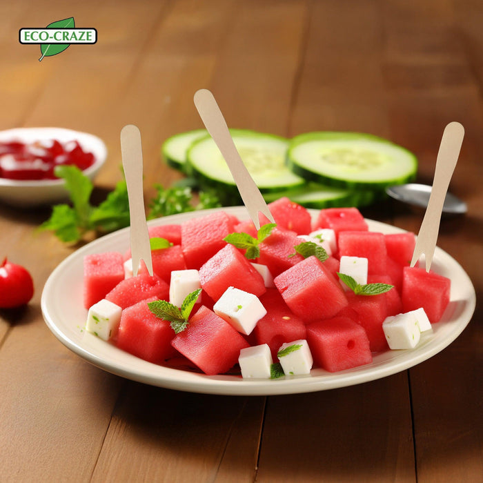 Eco-Craze - Wooden Fruit/Chip Fork - 85mm