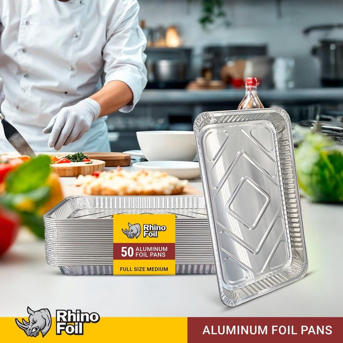 Rhino-Foil - Full Size Medium - Aluminium Steam Pan-AR104