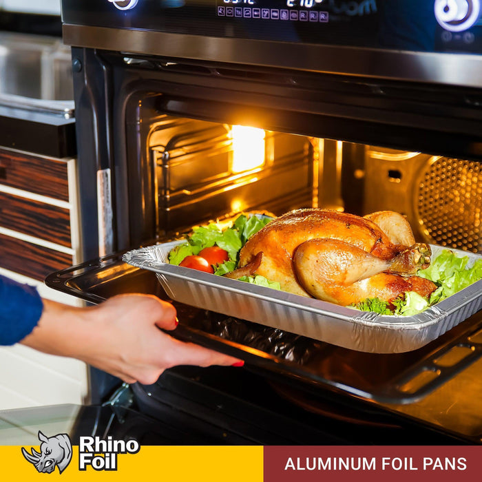 Rhino-Foil - Full Size Medium - Aluminium Steam Pan-AR104