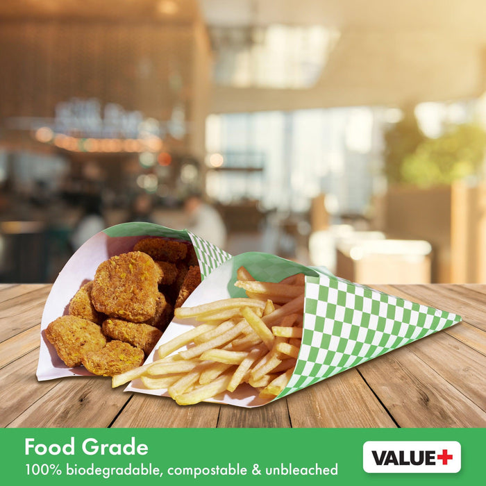 Value+ - Checkered Sheets - Green - 12