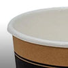 Morning Dew - 12 oz Hot Paper Cups - Ebony Print - H12E