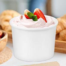 Morning Dew - 4 oz Paper Soup Container - White - 4SCW