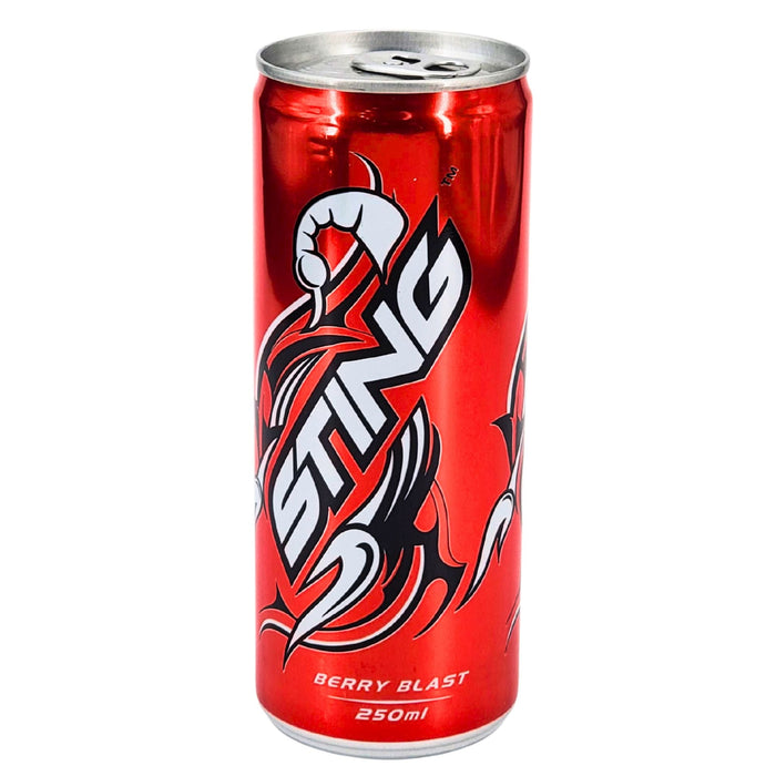 Sting Red Berry Blast Energy Drink Cans 12x250mL
