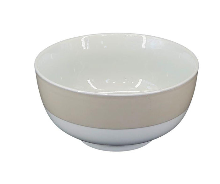 S&CO - Dinnerware Set - Taupe Band (16 PCS)