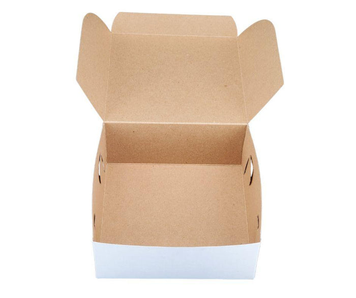 EB - White Cake Boxes - 6x6x2½