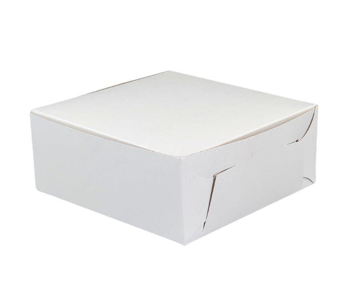 EB - White Cake Boxes - 6x6x2½