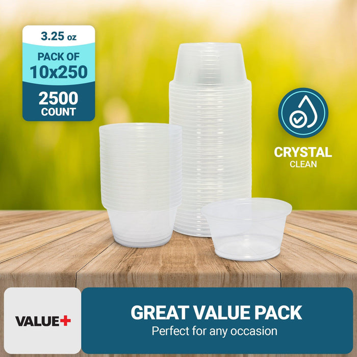 Value+ - 3.25oz Portion Cups - P325N