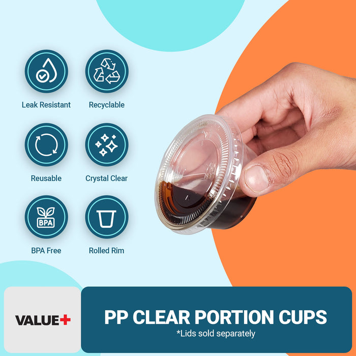 Value+ - 1.5oz Portion Cups - P150N