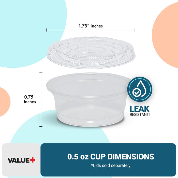 Value+ - 0.5oz PP Portion Cup