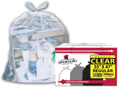 Spartano - Garbage Bags - Regular - Clear - 35