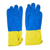 CLR - SBS - Natural Latex Gloves Blue/Yellow Large