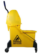 Spartano - 42 L Extra Large Mop Bucket w/ Down Press Wringer - 2 Comp.