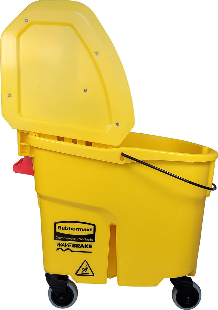 Rubbermaid - Wavebreak - 35qt Down Press Mop Bucket Wringer - Ru7577