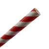 Eco-Craze Paper Straws - Red and White, 12mmx8