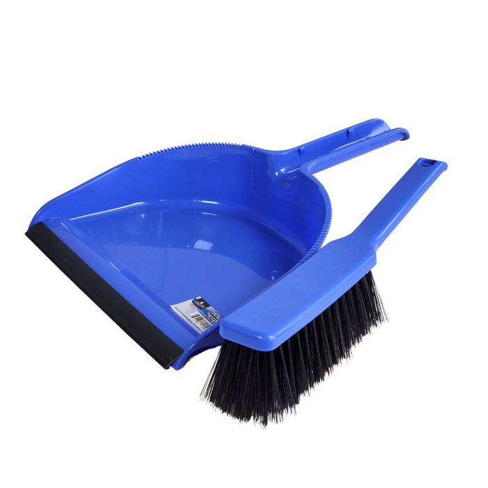 Spartano - Plastic Dustpan with Brush Set - Blue - 4918