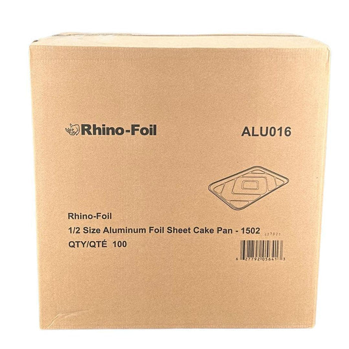 Rhino-Foil - 1/2 Size Aluminum Foil Sheet Cake Pan - 1502