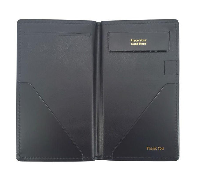 Guest Cheque Cover - Leather