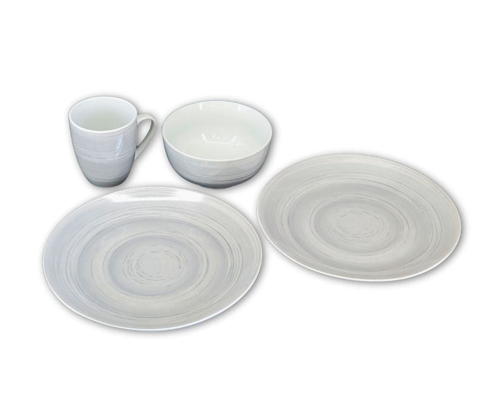 S&CO - Dinnerware Set - Grey Stone (16 PCS)