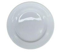 Pro-Kitchen Ribbed Ceramic Round Plate - 10.6