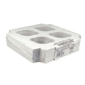 EB - 7 x 7 x 4 - 4 Cupcake Insert - White - 5281I