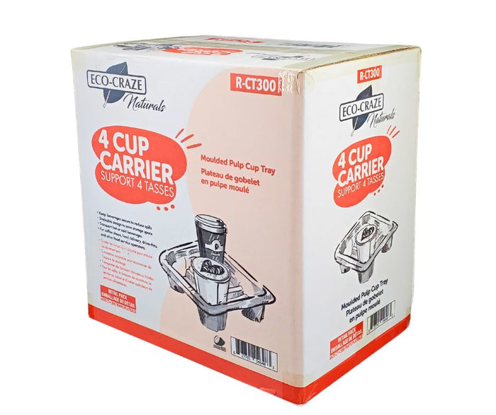Eco-Craze - 4 Cup Carrying Tray - Retail