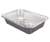 Megastar - 2 1/4 lb Oblong - Aluminium Foil Container - Heavy