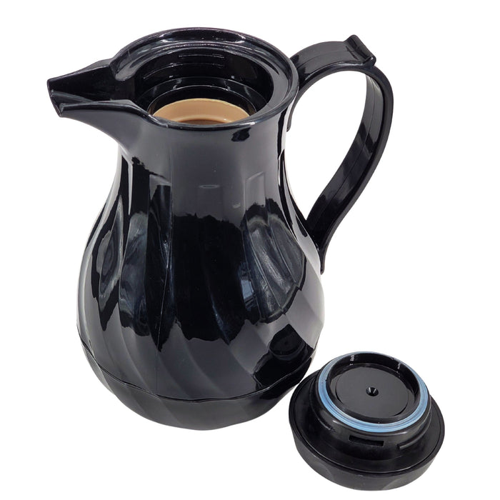 Beverage Server - 42oz - Insulated - Plastic - Black