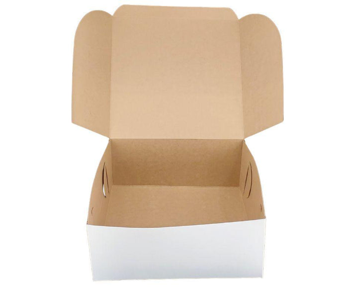 EB - White Cake Boxes - 14x14x6