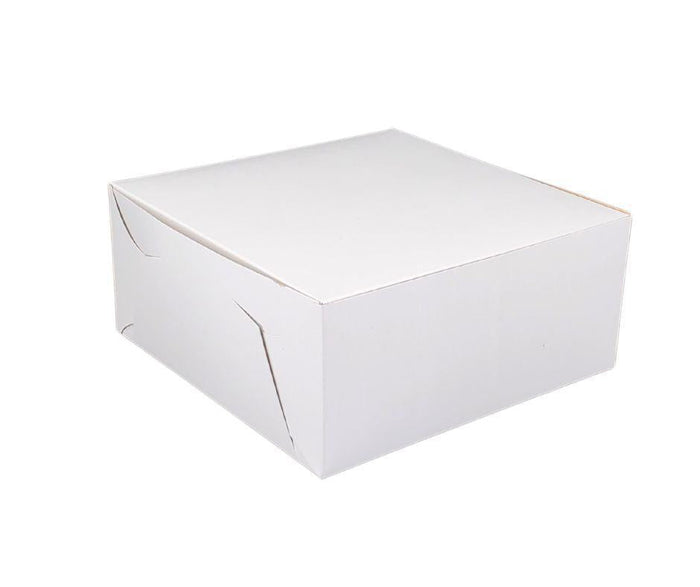 EB - White Cake Boxes - 9x9x4