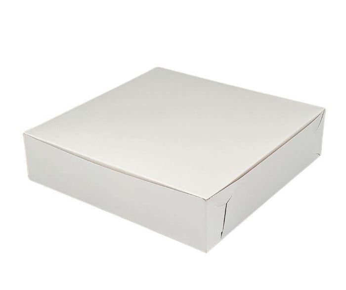 EB - White Cake Boxes - 10x10x2.5