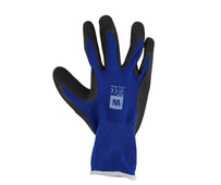 Work-Eze - Ice Gripper Nylon Gloves - Large - Blue