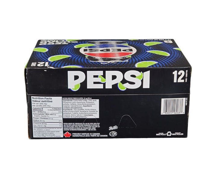 Pepsi - Lime - Zero - Cans