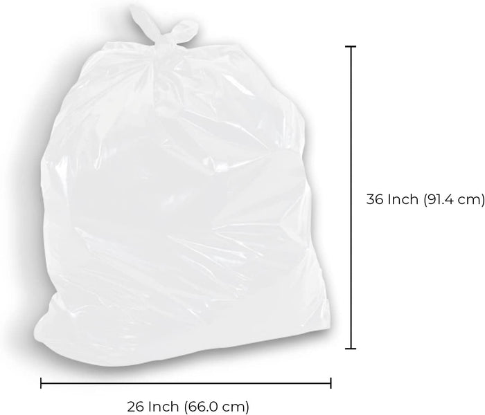 Spartano - Garbage Bags - Strong - White - 26