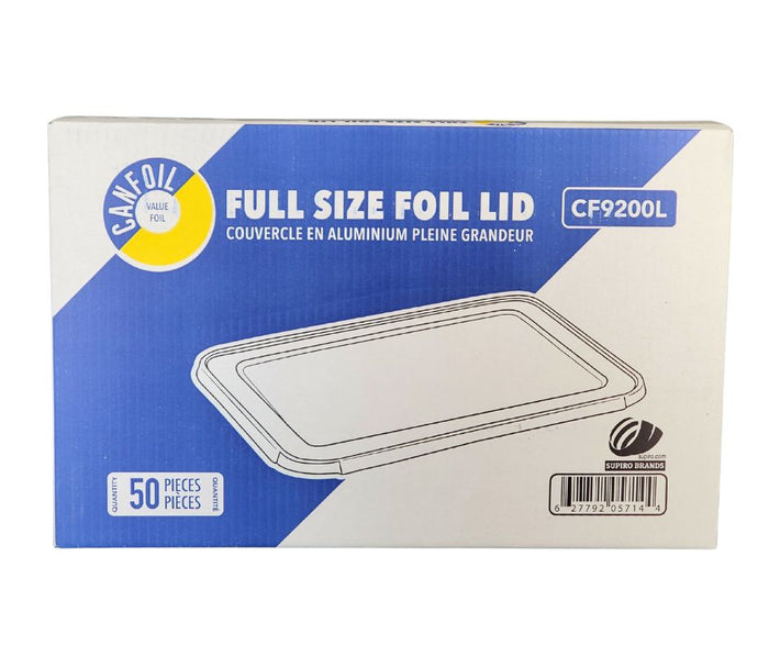 CLR - Can Foil - Full Size Pan - Aluminium Lids