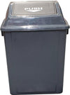 XC - 30L Square Waste Bin w/Push Lid - Black