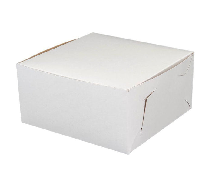 EB - White Cake Boxes - 7x7x3½